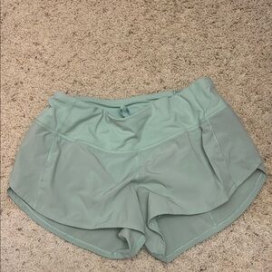Lululemon Athletica Green Athletic Shorts Lightweight Design